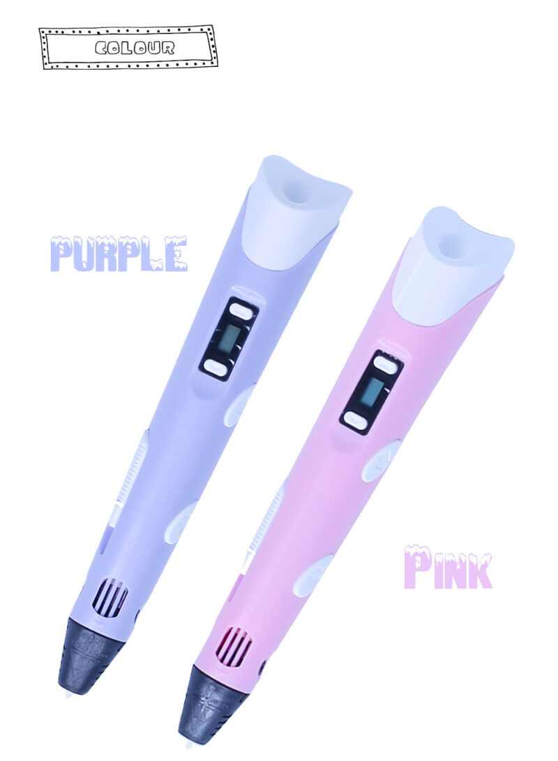 3D print pen 3D pen two generation graffiti 3D stereoscopic paintbrush children puzzle painting toys - Image 8