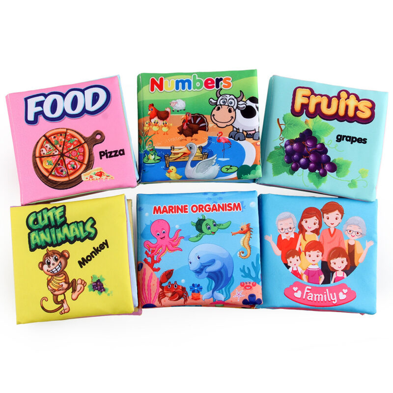 Cloth Books Soft Baby Sound Books Early Learning Educational Toys 0 -12 Months - Image 3