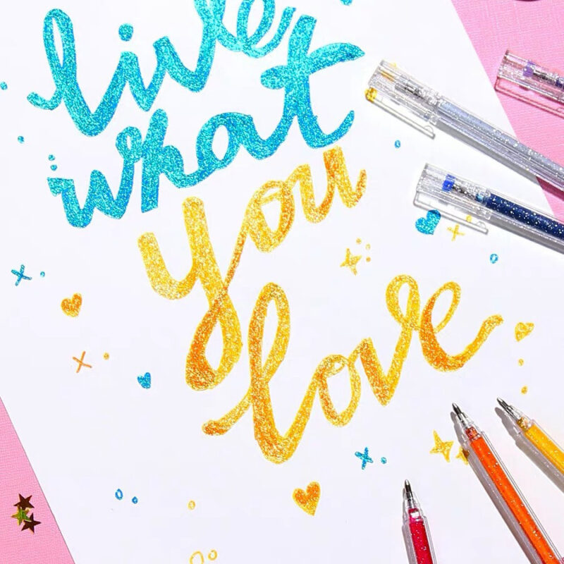Color-Changing Fluorescent Greeting Card Colored Pens - Image 5