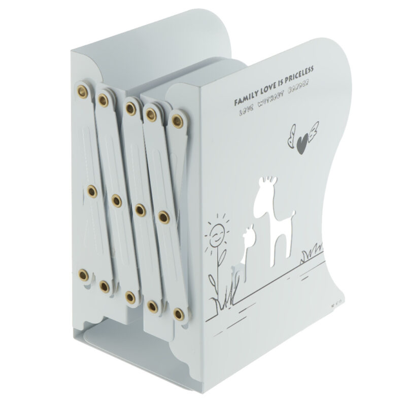 Metal adjustable movable book file - Image 3